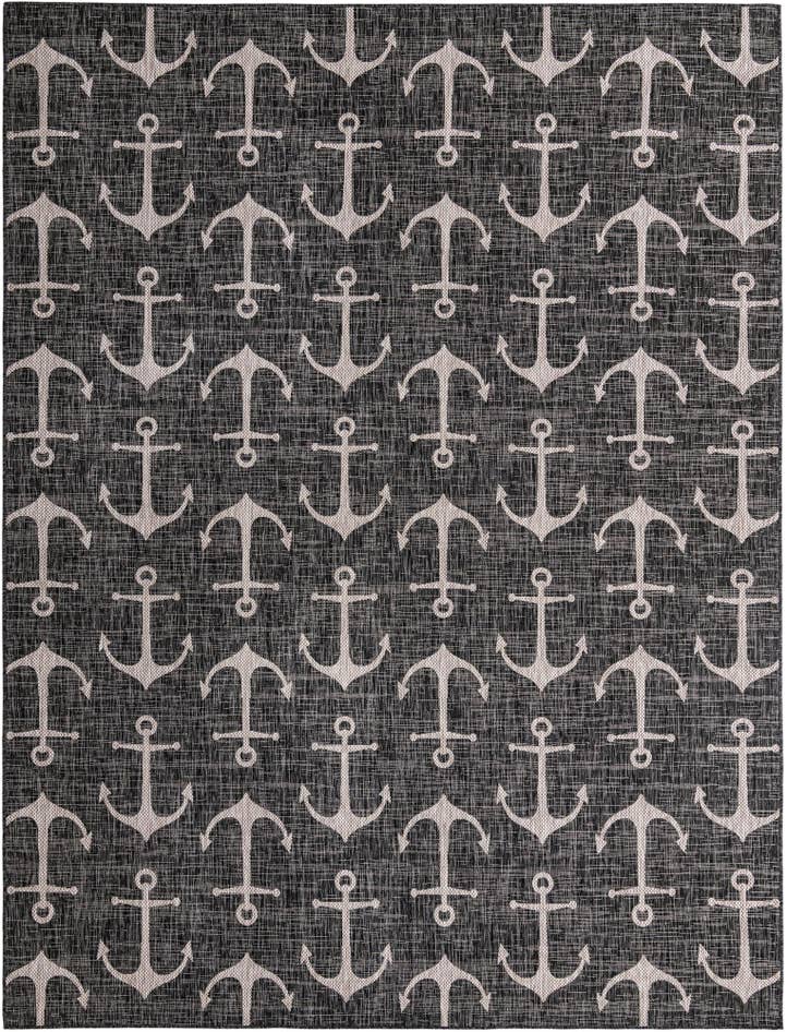 Detail image of 10' x 13' Easy-Clean Coastal Indoor / Outdoor Rug