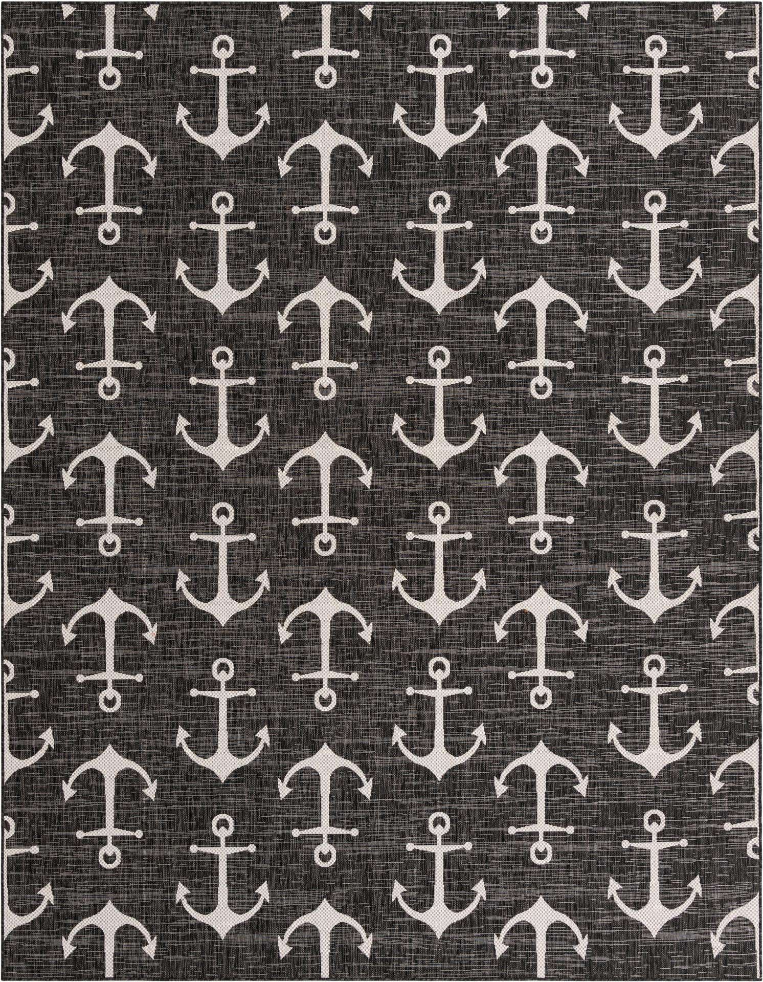 9' x 12' Easy-Clean Coastal Indoor / Outdoor Rug