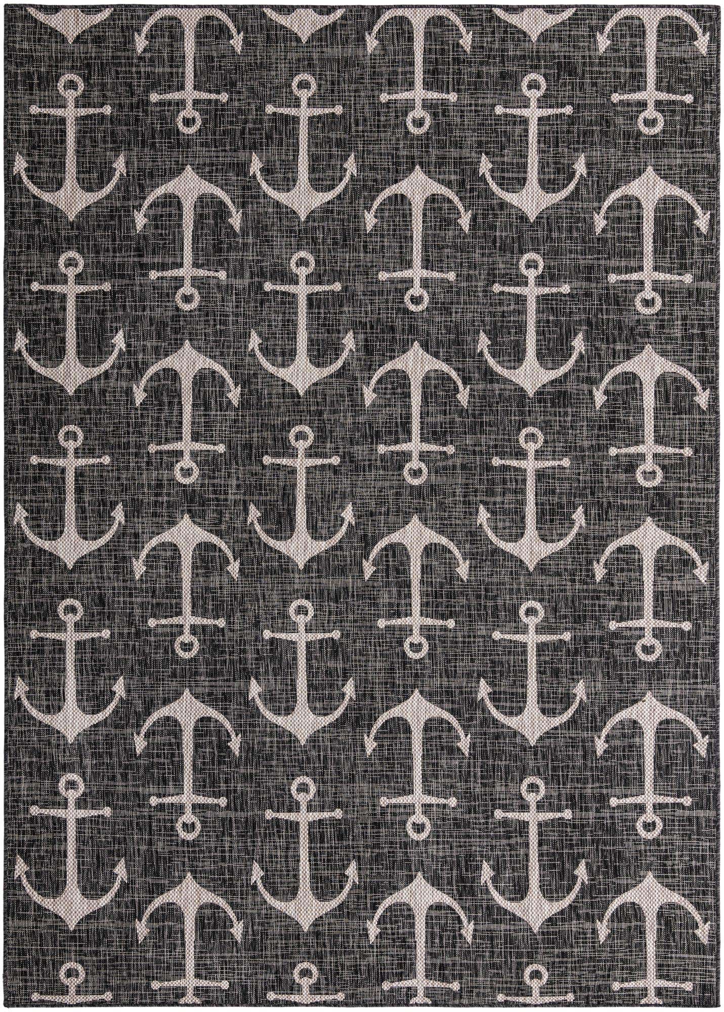 7' 10 x 11' Easy-Clean Coastal Indoor / Outdoor Rug