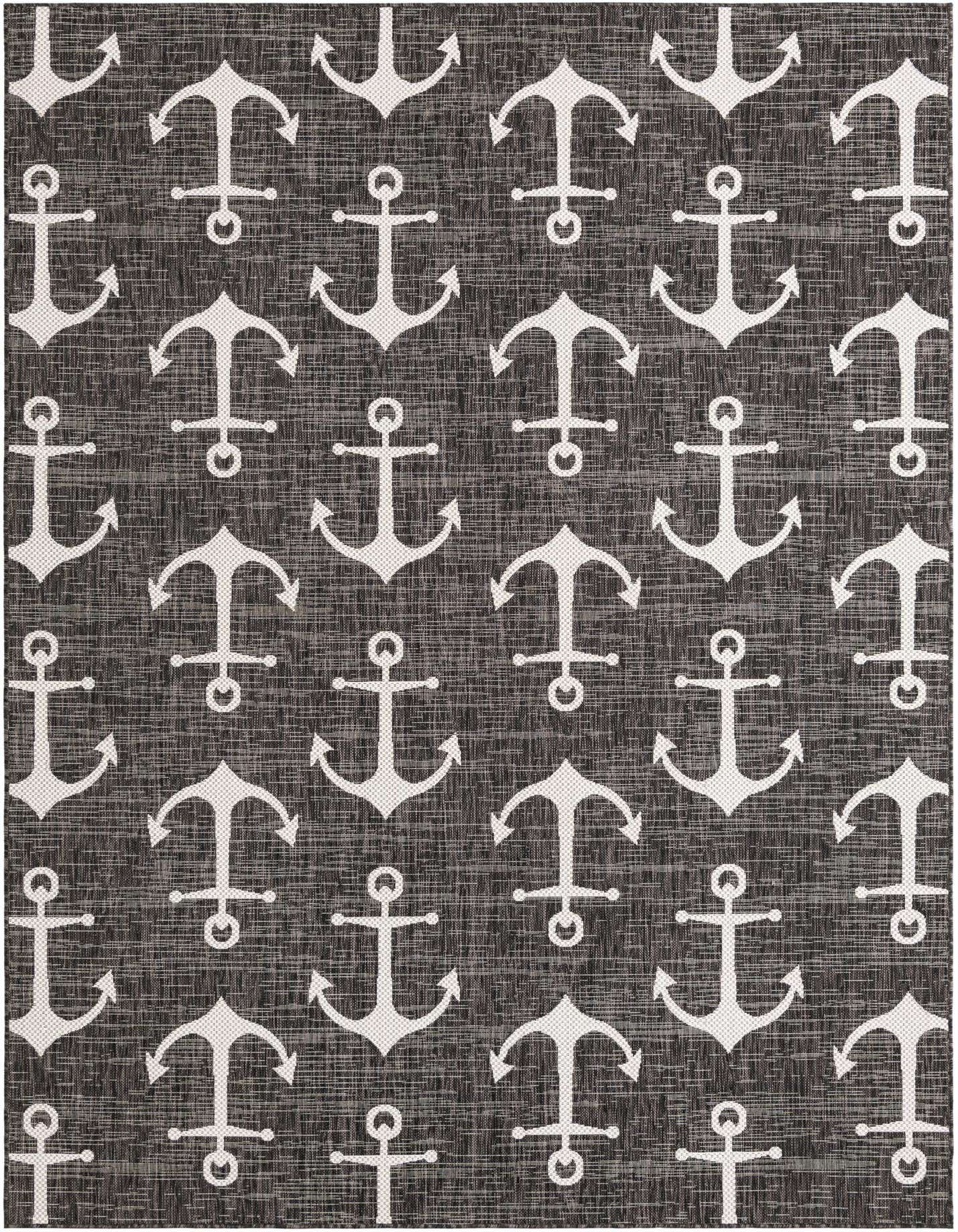 7' x 10' Easy-Clean Coastal Indoor / Outdoor Rug