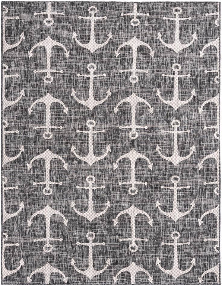 Detail image of 6' x 9' Easy-Clean Coastal Indoor / Outdoor Rug