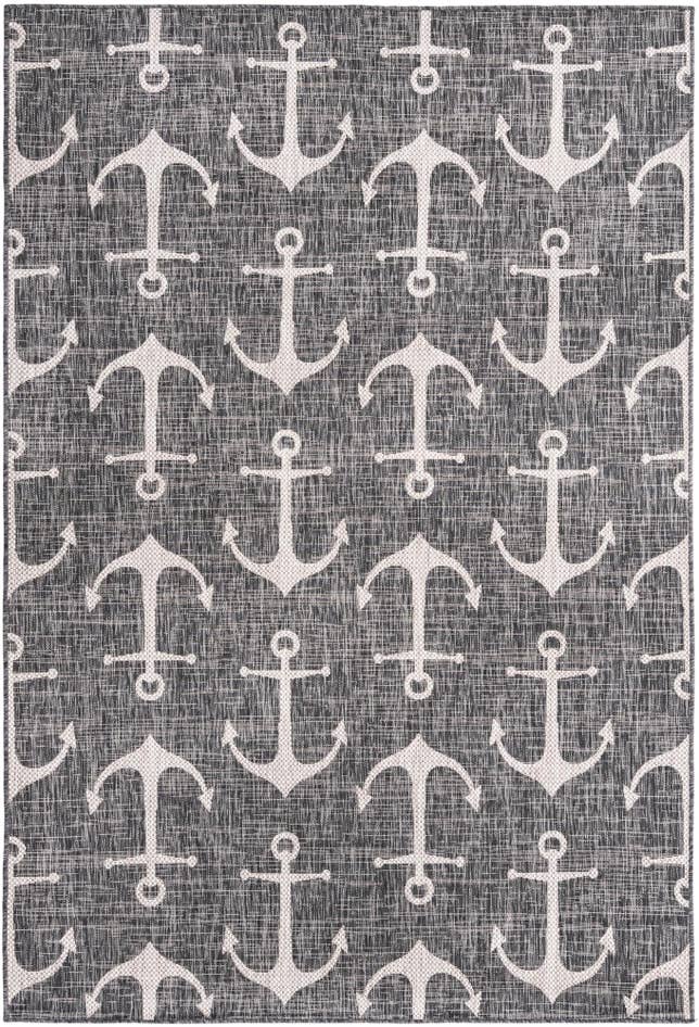 Detail image of 6' x 9' Easy-Clean Coastal Indoor / Outdoor Rug