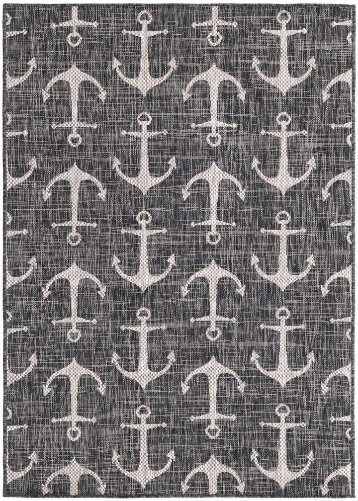 4' x 6' Easy-Clean Coastal Indoor / Outdoor Rug