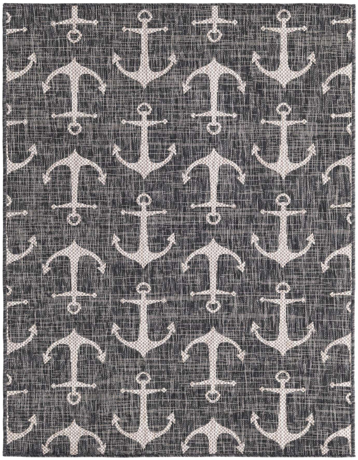 4' x 6' Easy-Clean Coastal Indoor / Outdoor Rug