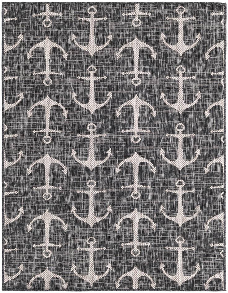 Detail image of 4' x 6' Easy-Clean Coastal Indoor / Outdoor Rug