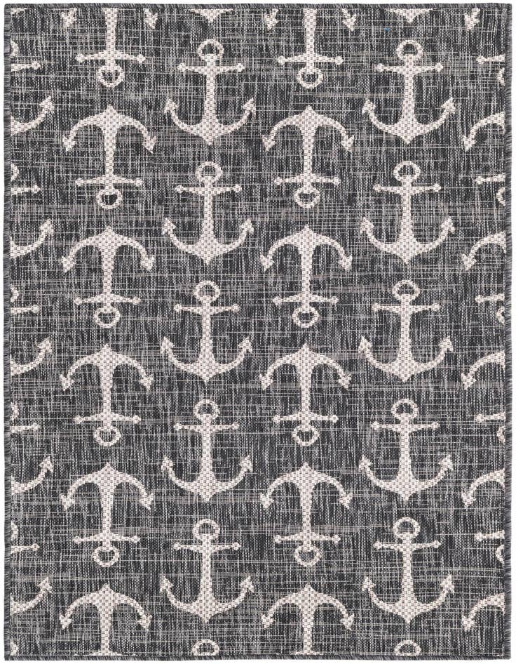 Detail image of 3' x 5' 3 Easy-Clean Coastal Indoor / Outdoor Rug