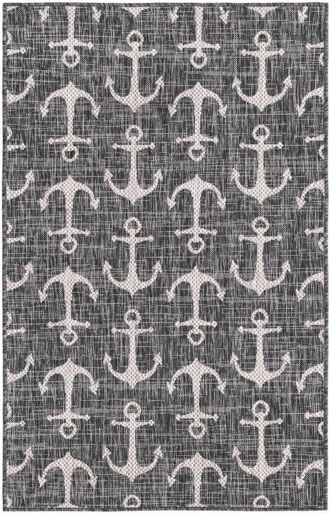 3' x 5' 3 Easy-Clean Coastal Indoor / Outdoor Rug