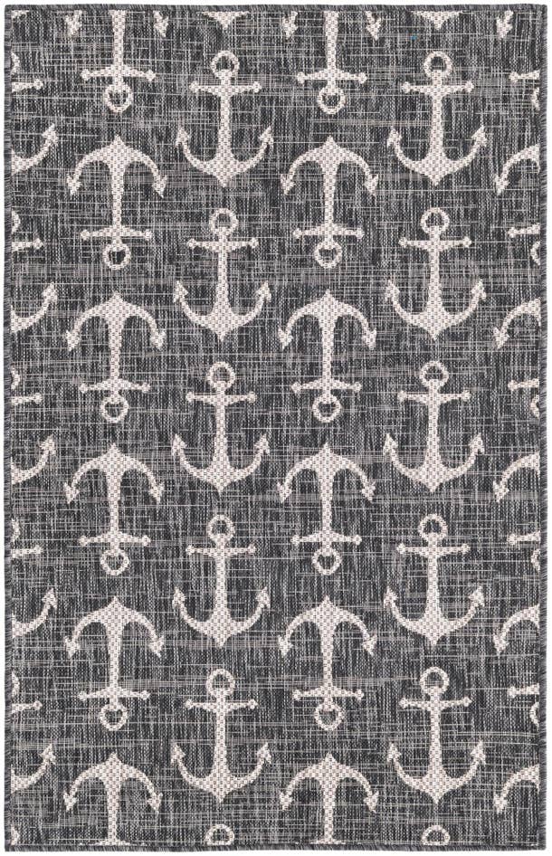 Detail image of 3' x 5' 3 Easy-Clean Coastal Indoor / Outdoor Rug