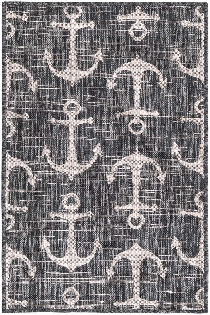 2' x 3' Easy-Clean Coastal Indoor / Outdoor Rug