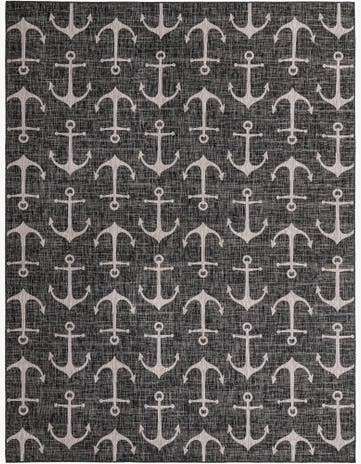 10' x 13' Easy-Clean Coastal Indoor / Outdoor Rug