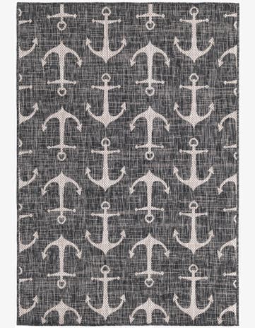 4' x 6' Easy-Clean Coastal Indoor / Outdoor Rug