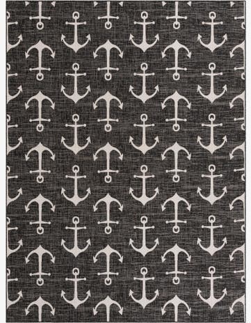 9' x 12' Easy-Clean Coastal Indoor / Outdoor Rug