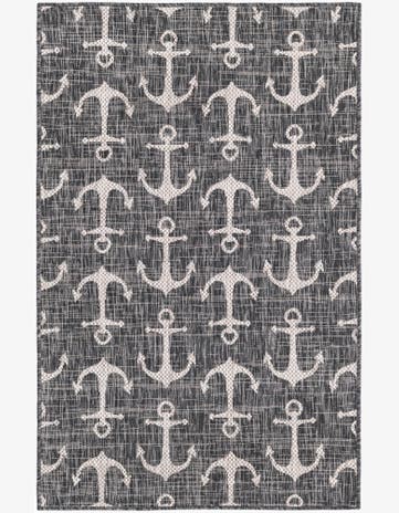 3' x 5' 3 Easy-Clean Coastal Indoor / Outdoor Rug