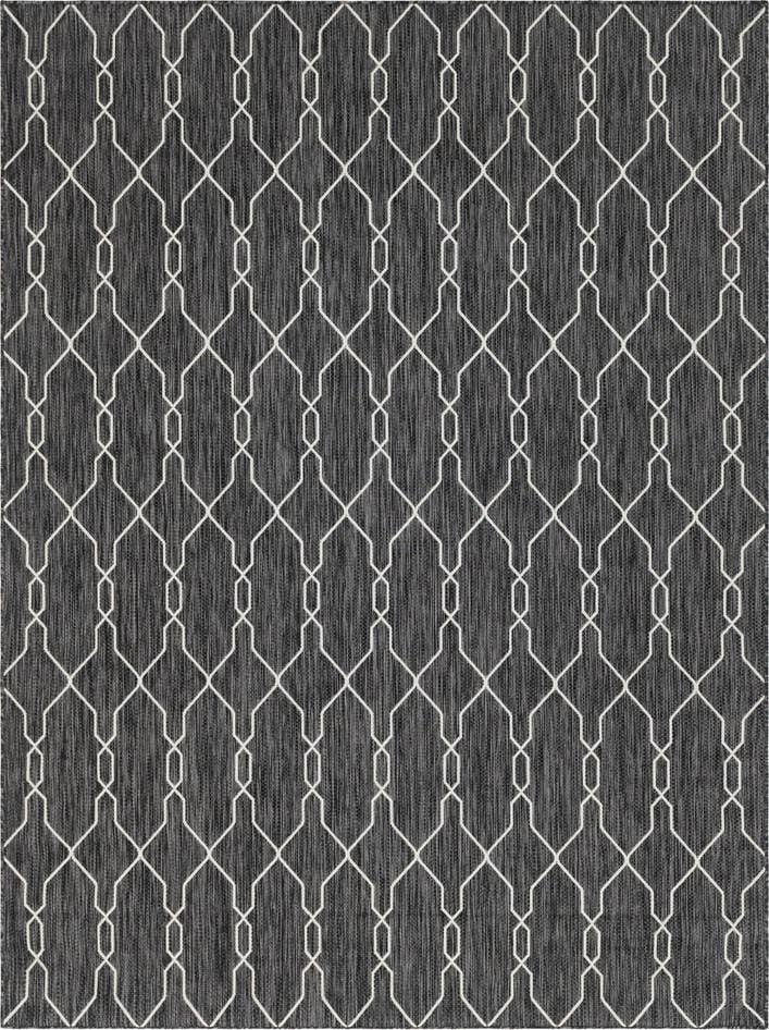 Detail image of 9' x 12' Easy-Clean Lattice Indoor / Outdoor Rug