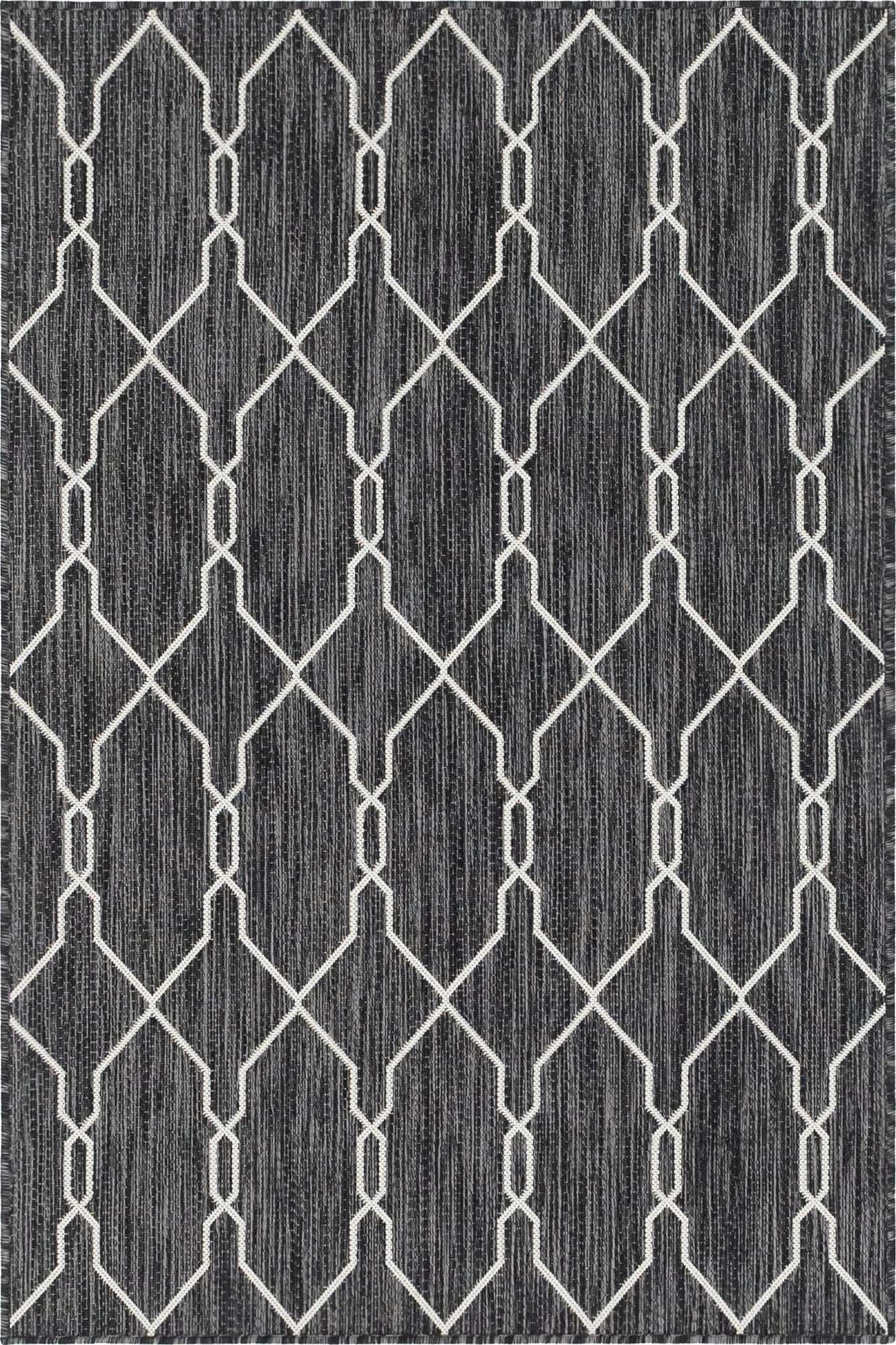 4' x 6' Easy-Clean Lattice Indoor / Outdoor Rug