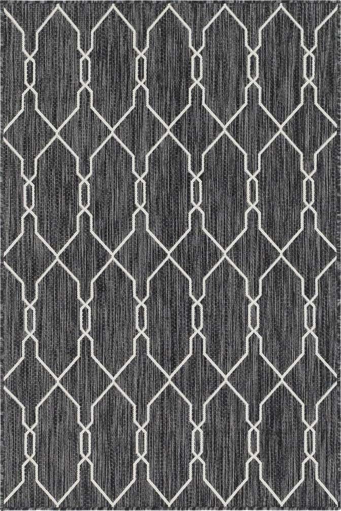 4' x 6' Easy-Clean Lattice Indoor / Outdoor Rug