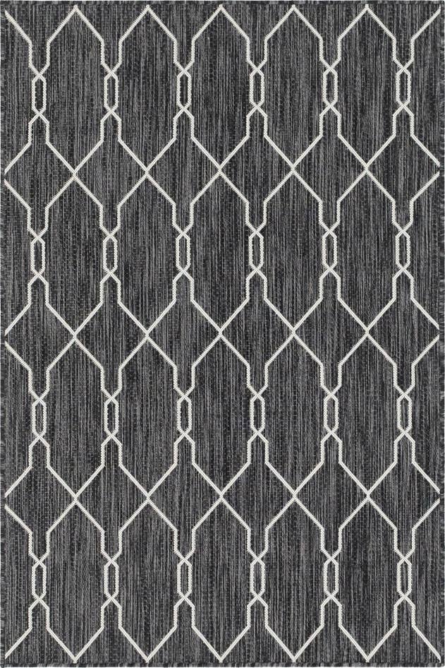 Detail image of 4' x 6' Easy-Clean Lattice Indoor / Outdoor Rug