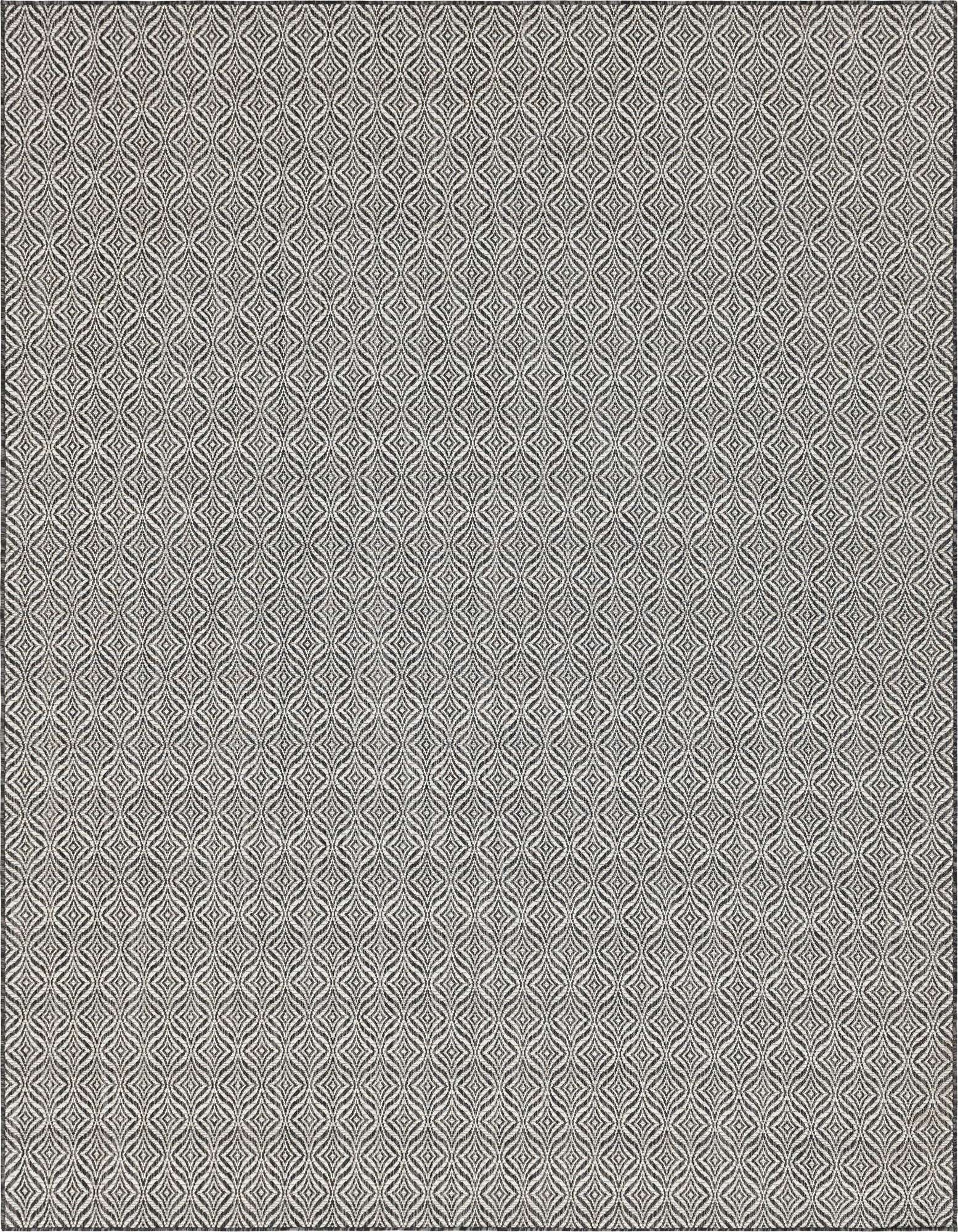 9' x 12' Easy-Clean Lattice Indoor / Outdoor Rug