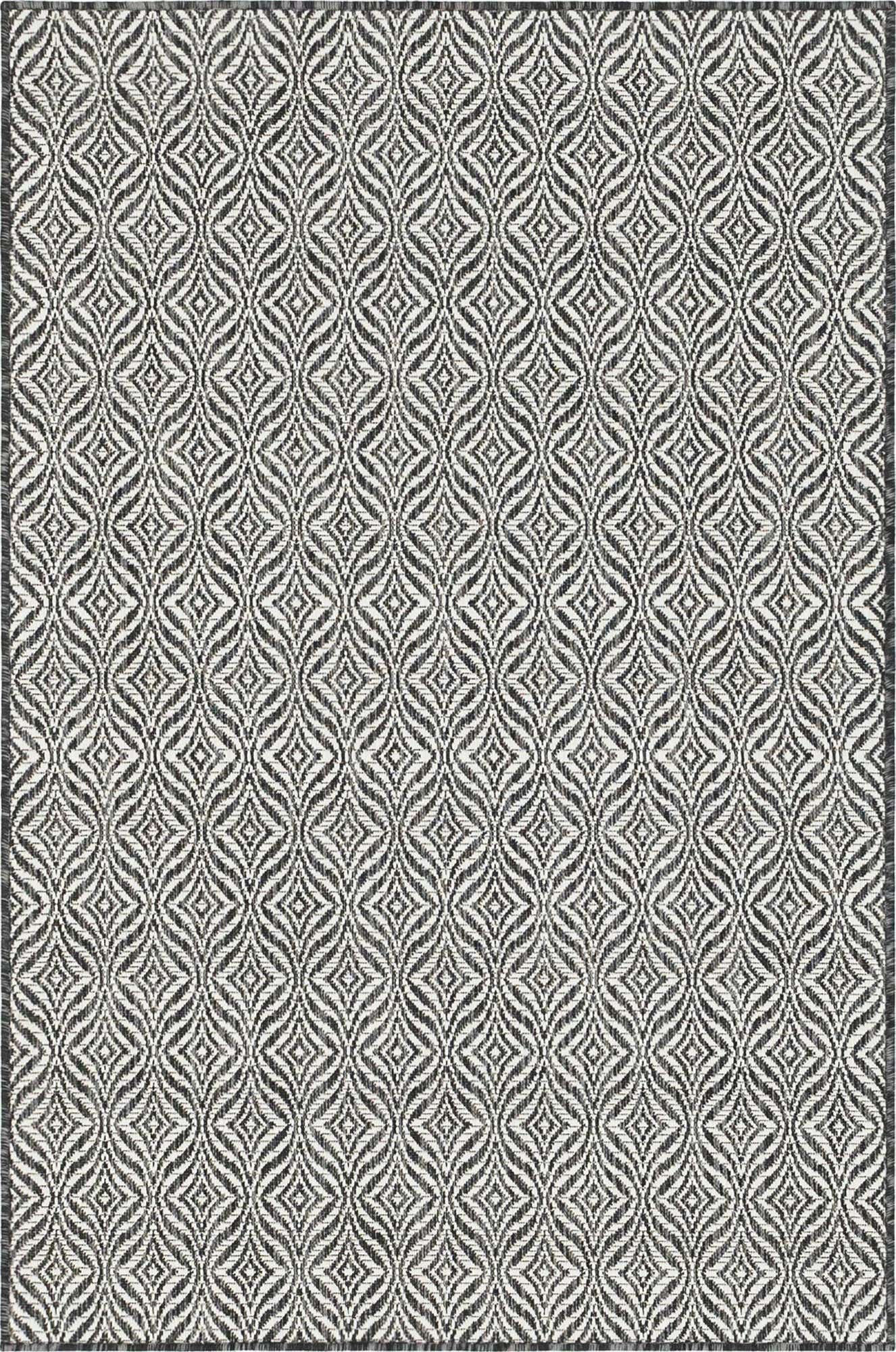 4' x 6' Easy-Clean Lattice Indoor / Outdoor Rug