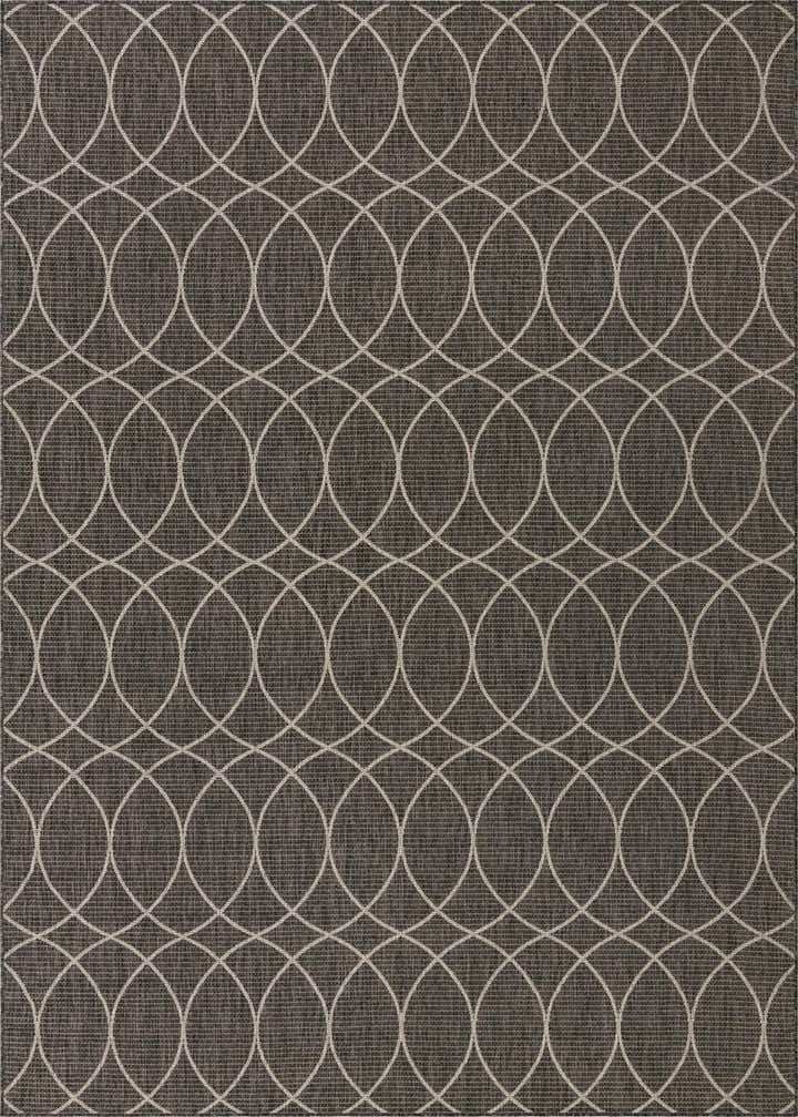 9' x 12' Easy-Clean Lattice Indoor / Outdoor Rug