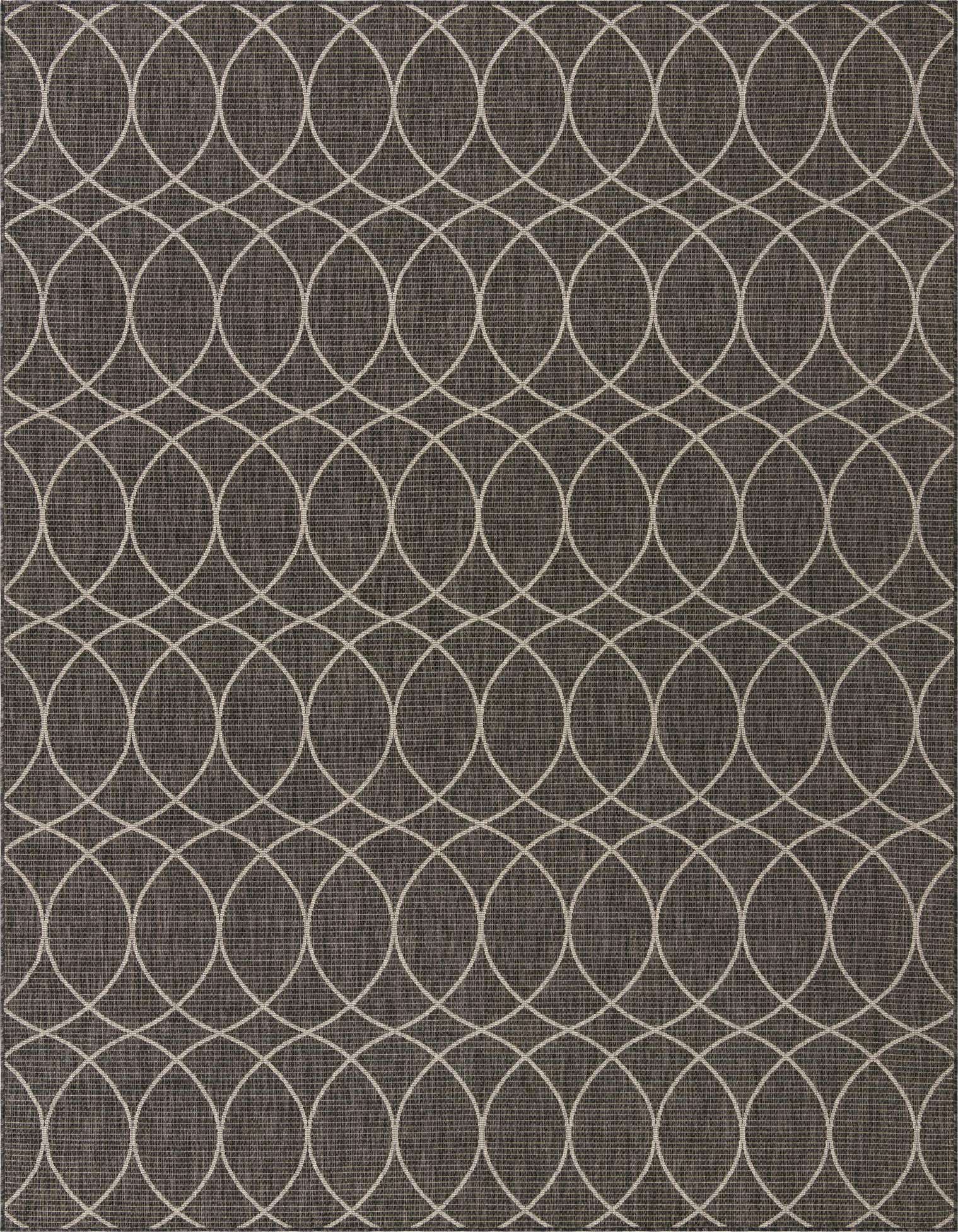 9' x 12' Easy-Clean Lattice Indoor / Outdoor Rug
