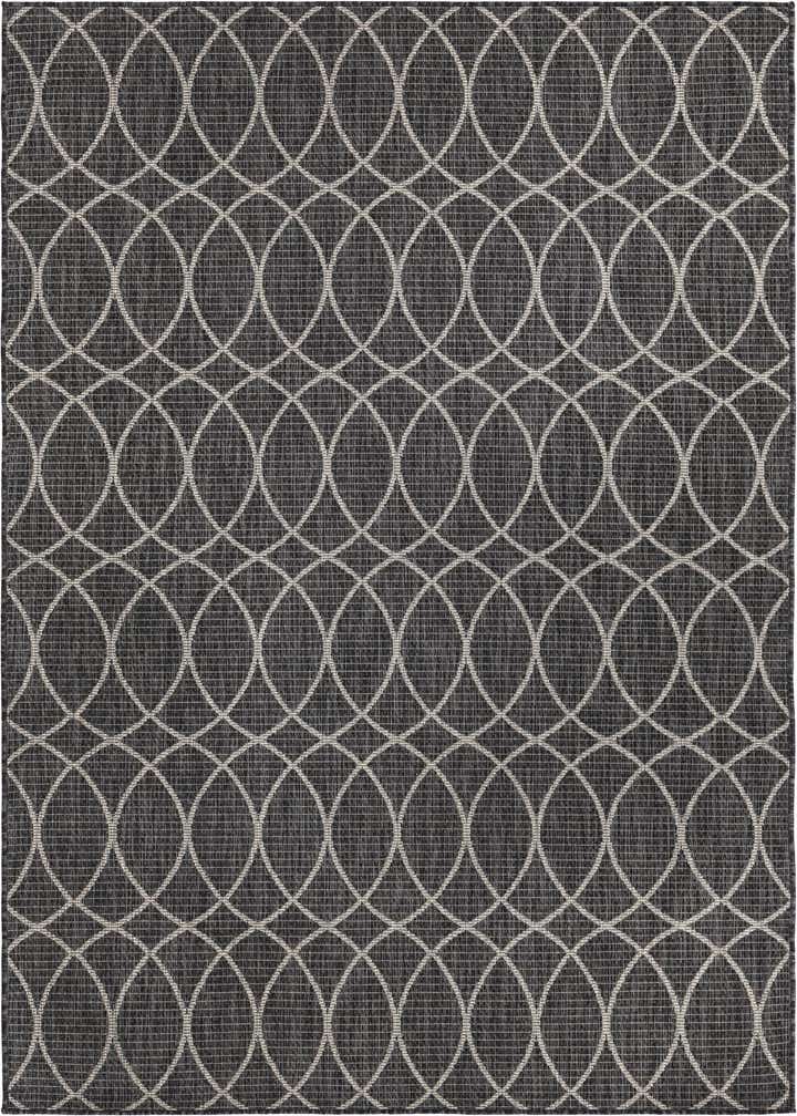 5' 3 x 8' Easy-Clean Lattice Indoor / Outdoor Rug