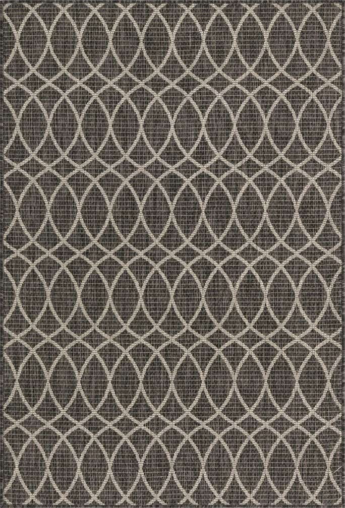 4' x 6' Easy-Clean Lattice Indoor / Outdoor Rug
