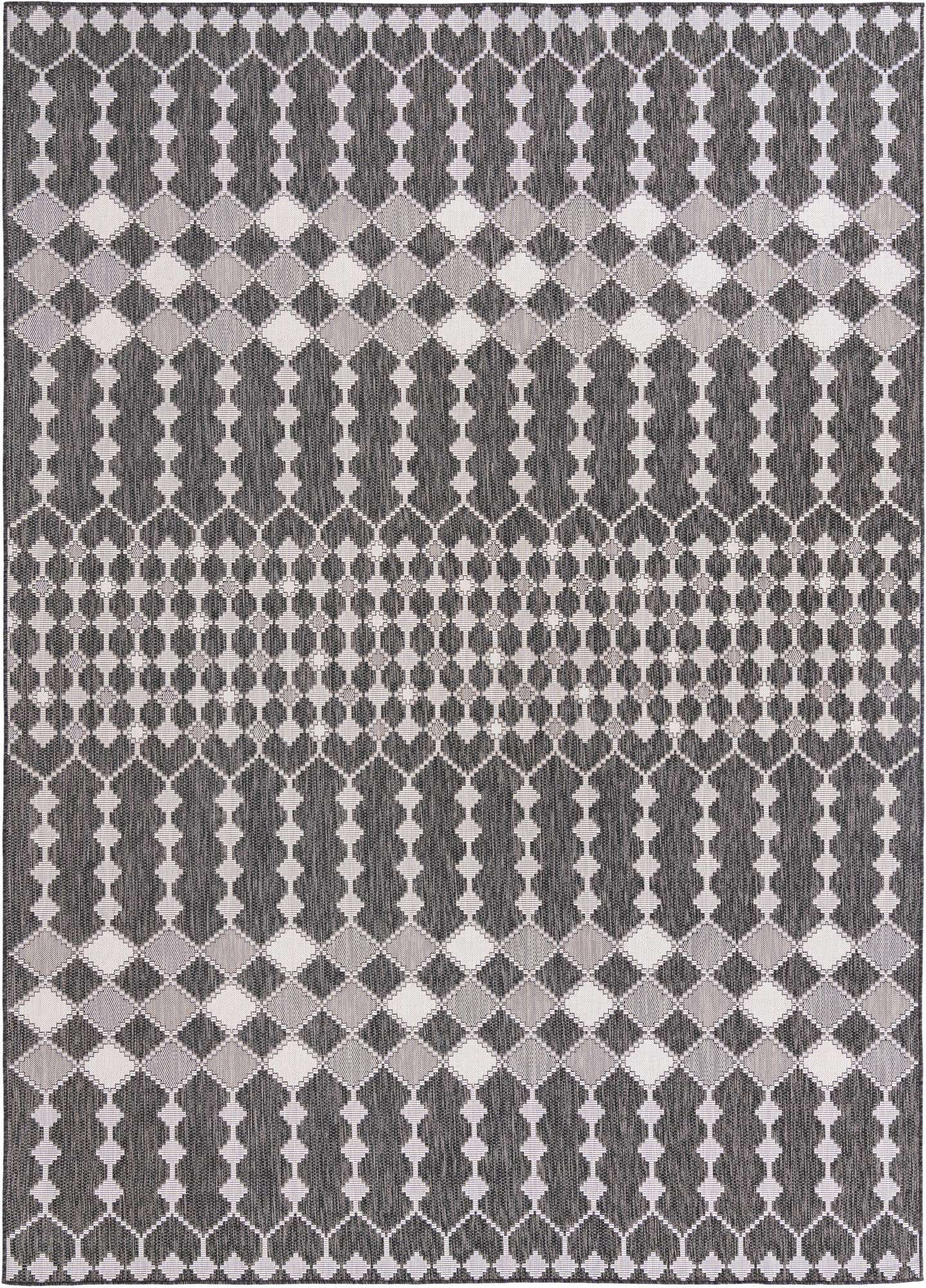 10' x 14' Easy-Clean Lattice Indoor / Outdoor Rug