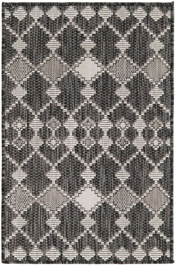 2' x 3' Easy-Clean Lattice Indoor / Outdoor Rug