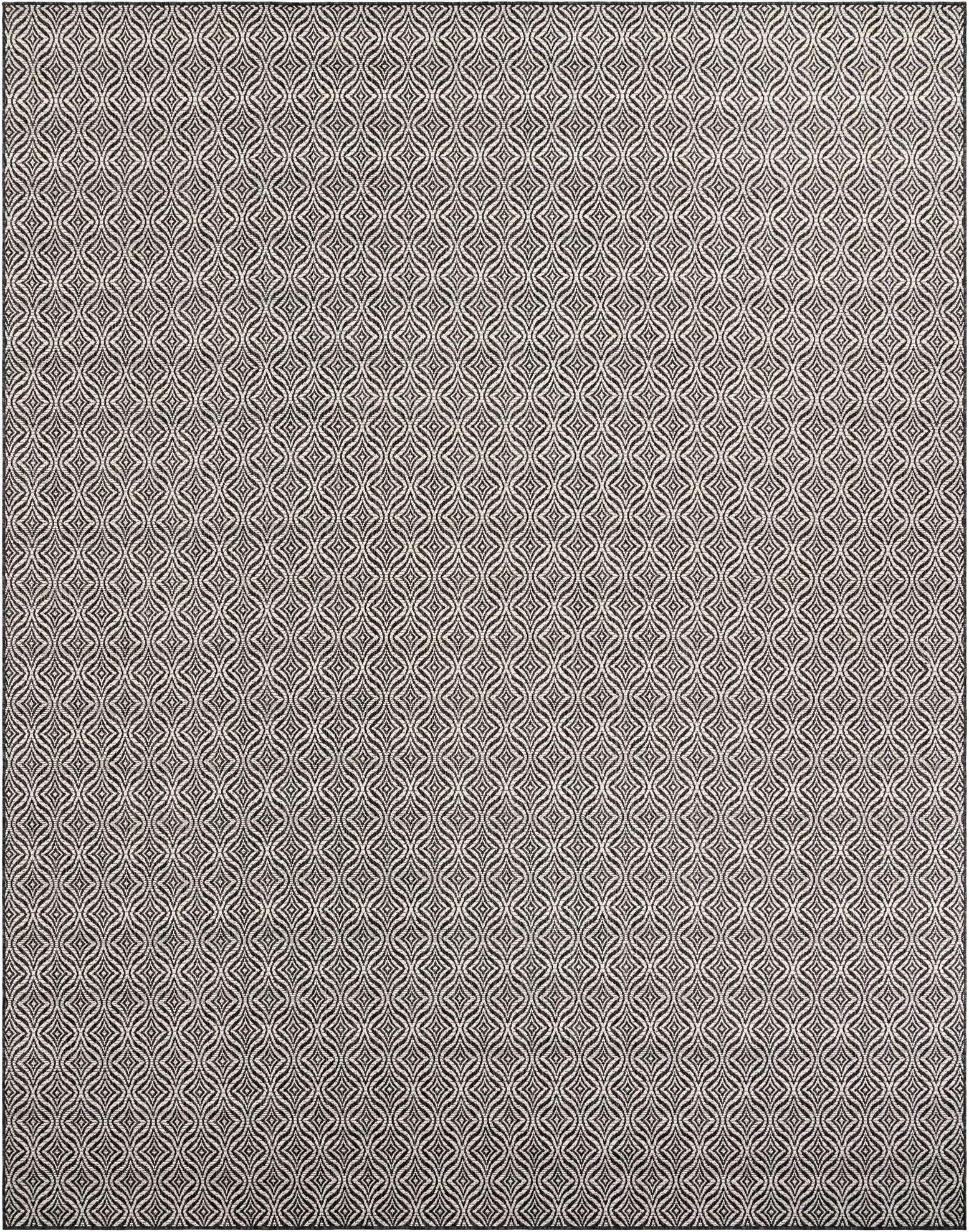10' x 13' Easy-Clean Lattice Indoor / Outdoor Rug