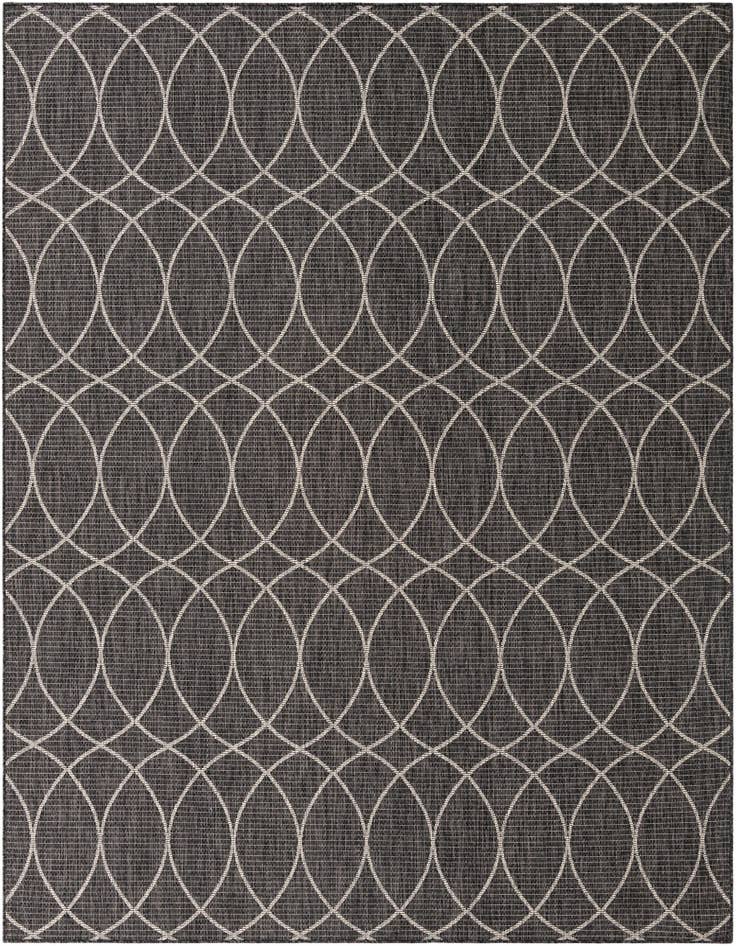 Detail image of 9' x 9' 9 Easy-Clean Lattice Indoor / Outdoor Rug