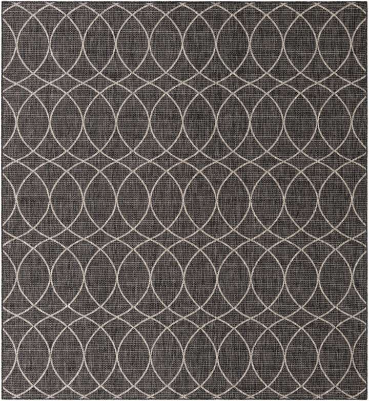 9' x 9' 9 Easy-Clean Lattice Indoor / Outdoor Rug