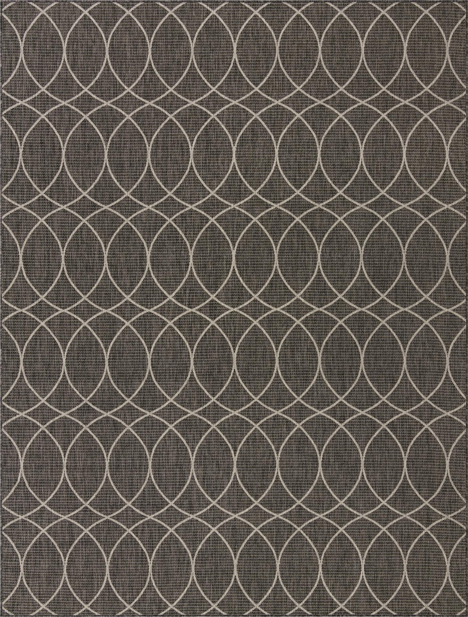 9' x 12' Washable Lattice Indoor / Outdoor Rug