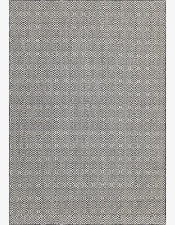 7' 10 x 11' Easy-Clean Lattice Indoor / Outdoor Rug