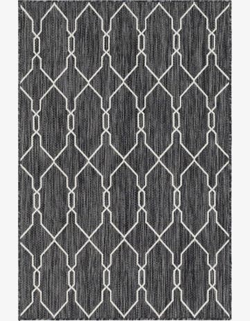 4' x 6' Easy-Clean Lattice Indoor / Outdoor Rug