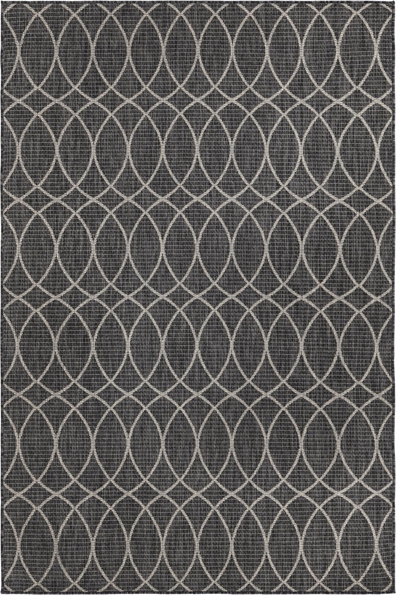 5' 3 x 8' Washable Lattice Indoor / Outdoor Rug