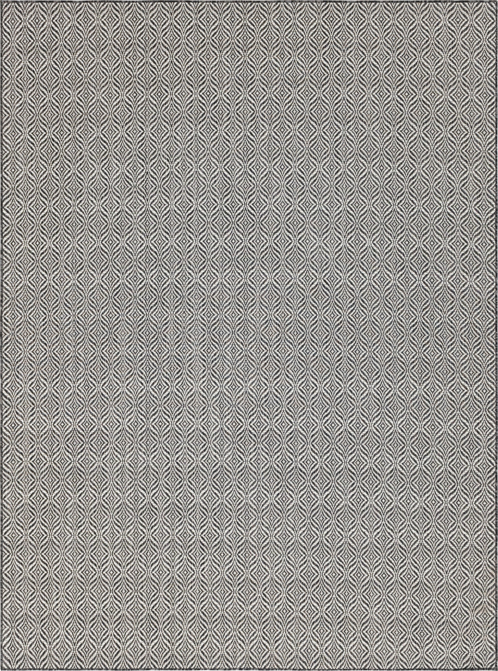 275cm x 365cm  Washable Lattice Indoor / Outdoor Rug