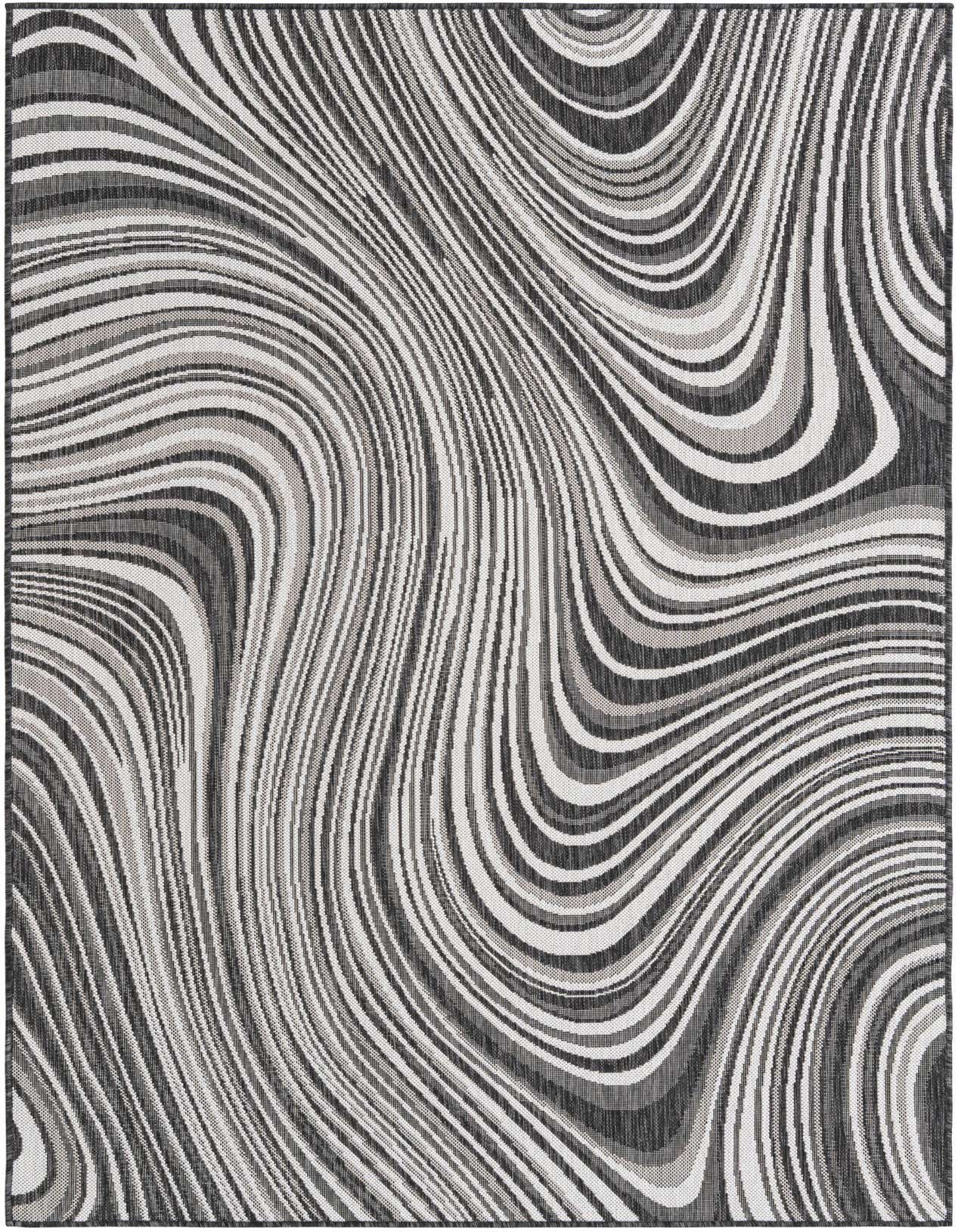 4' x 6' Easy-Clean Modern Indoor / Outdoor Rug