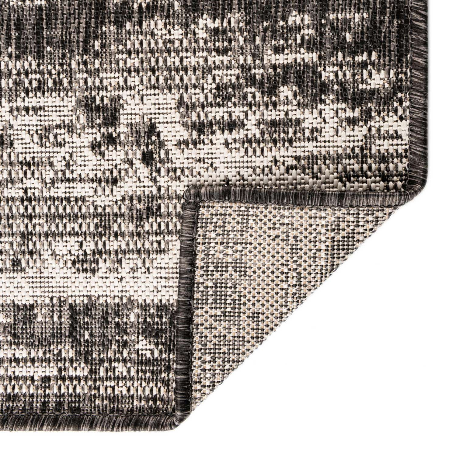 Custom Charcoal Easy-Clean Modern Indoor / Outdoor Rug