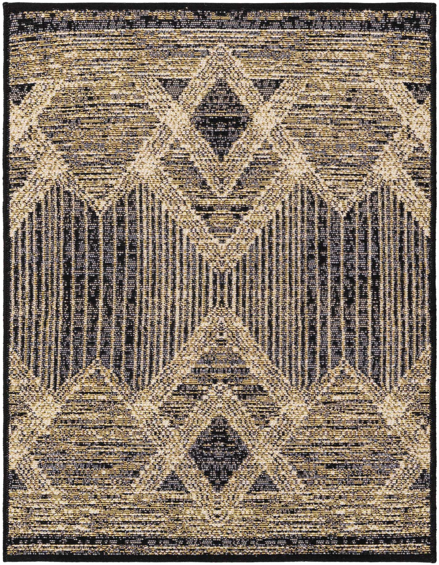 2' x 3' Easy-Clean Modern Indoor / Outdoor Rug