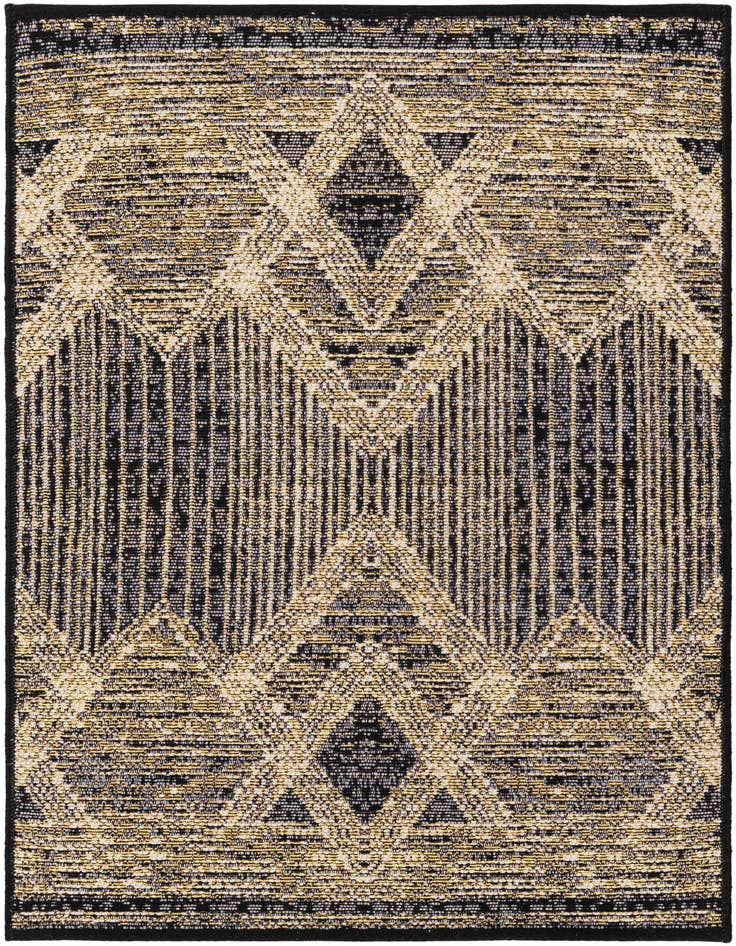 Detail image of 2' x 3' Easy-Clean Modern Indoor / Outdoor Rug
