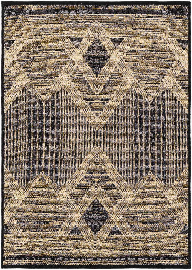 Detail image of 2' x 3' Easy-Clean Modern Indoor / Outdoor Rug