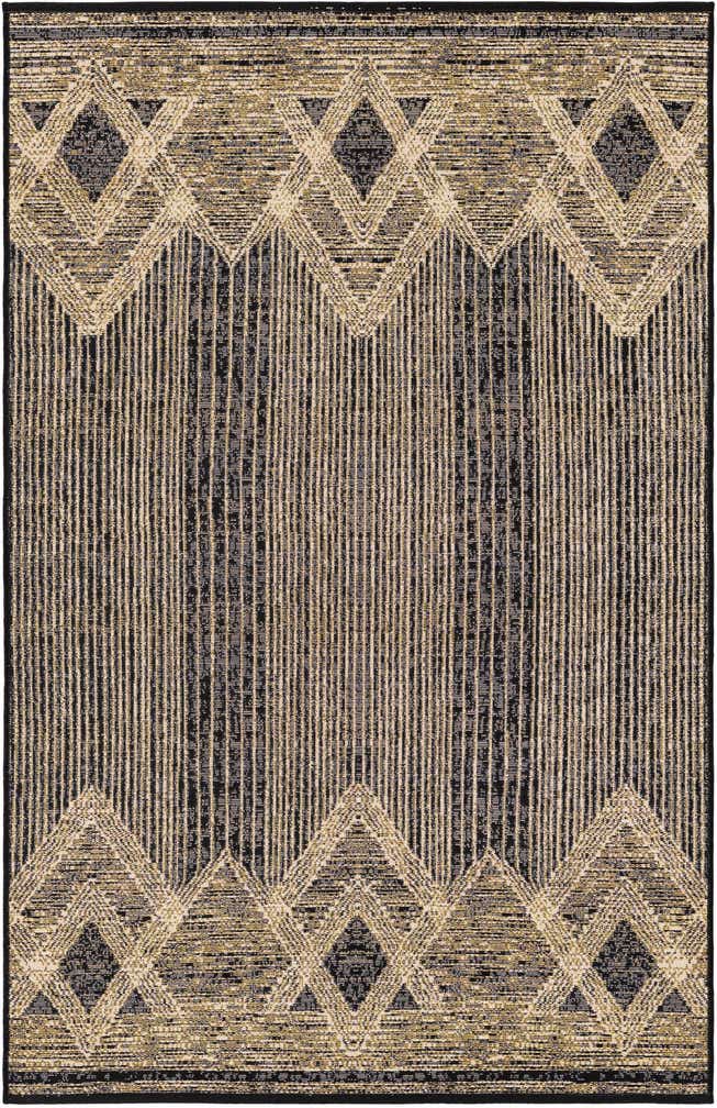 4' x 6' Easy-Clean Modern Indoor / Outdoor Rug