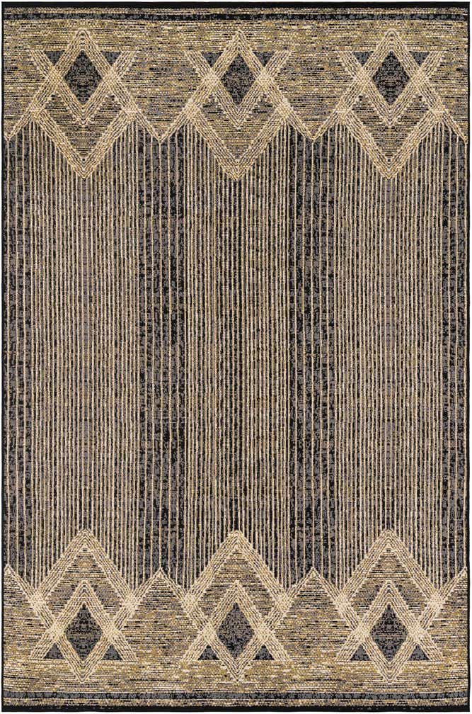 6' x 9' Easy-Clean Modern Indoor / Outdoor Rug