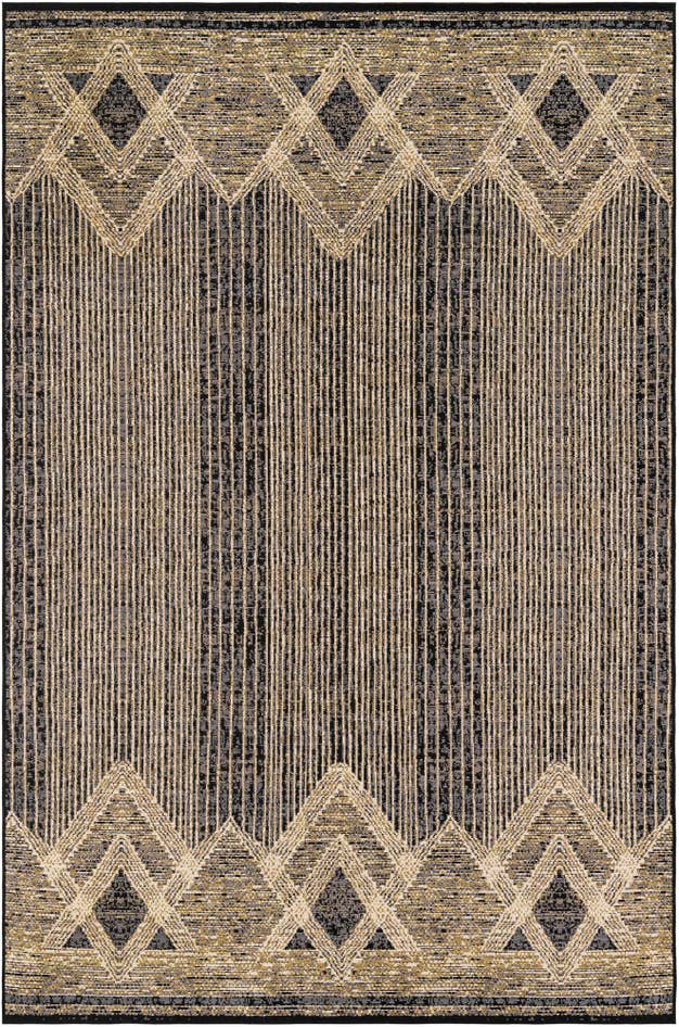Detail image of 6' x 9' Easy-Clean Modern Indoor / Outdoor Rug