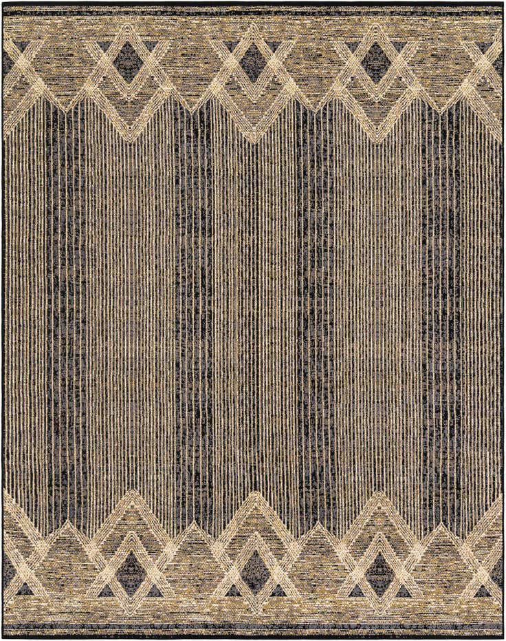 Detail image of 7' 10 x 10' Easy-Clean Modern Indoor / Outdoor Rug