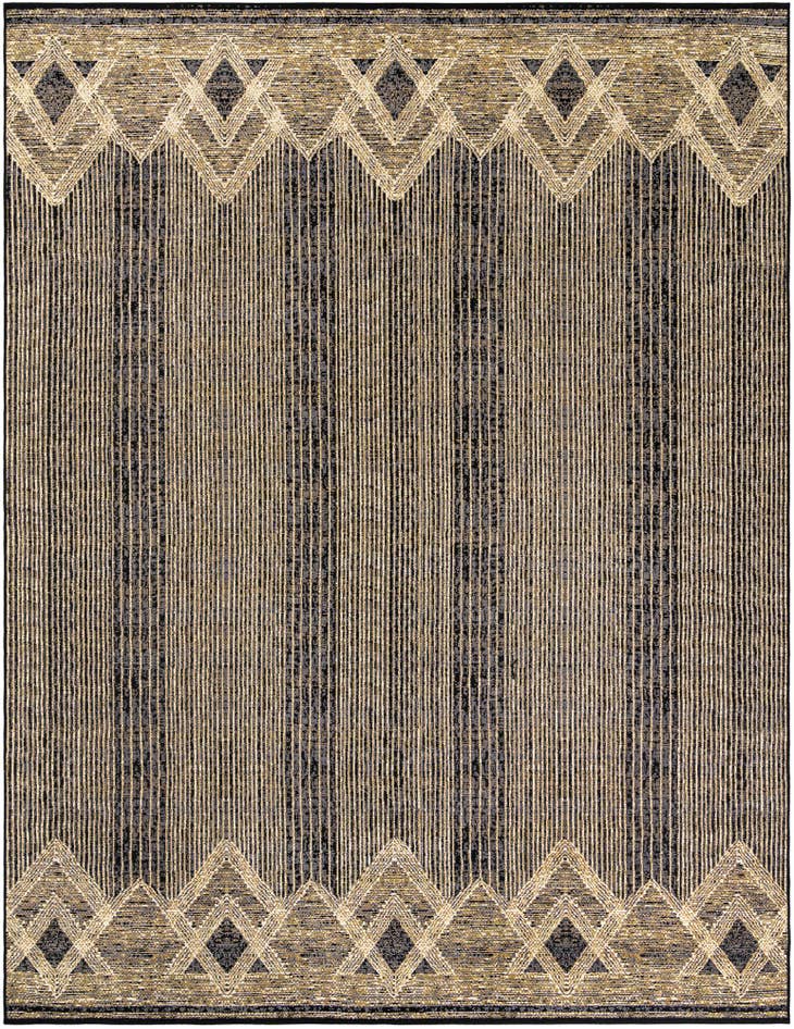 Detail image of 9' x 12' Easy-Clean Modern Indoor / Outdoor Rug