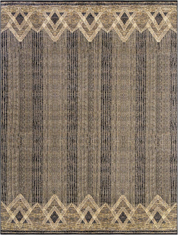 Detail image of 10' x 13' Easy-Clean Modern Indoor / Outdoor Rug