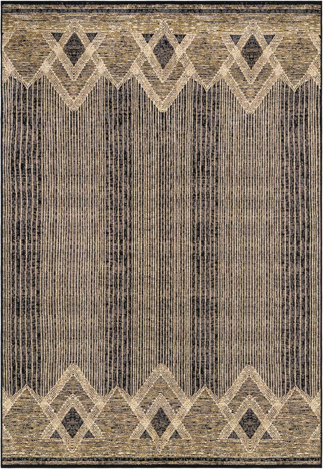 Detail image of 7' x 10' Easy-Clean Modern Indoor / Outdoor Rug