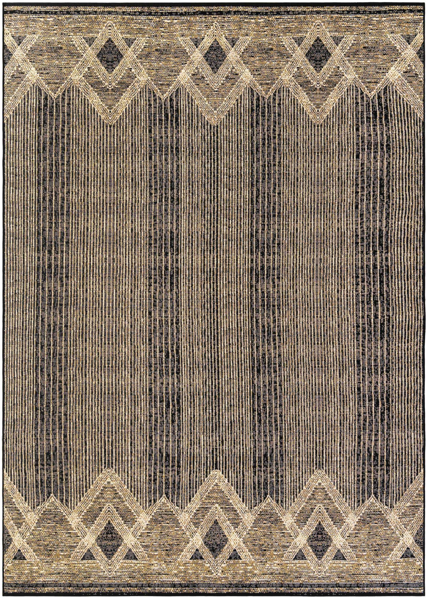 7' 10 x 11' Easy-Clean Modern Indoor / Outdoor Rug